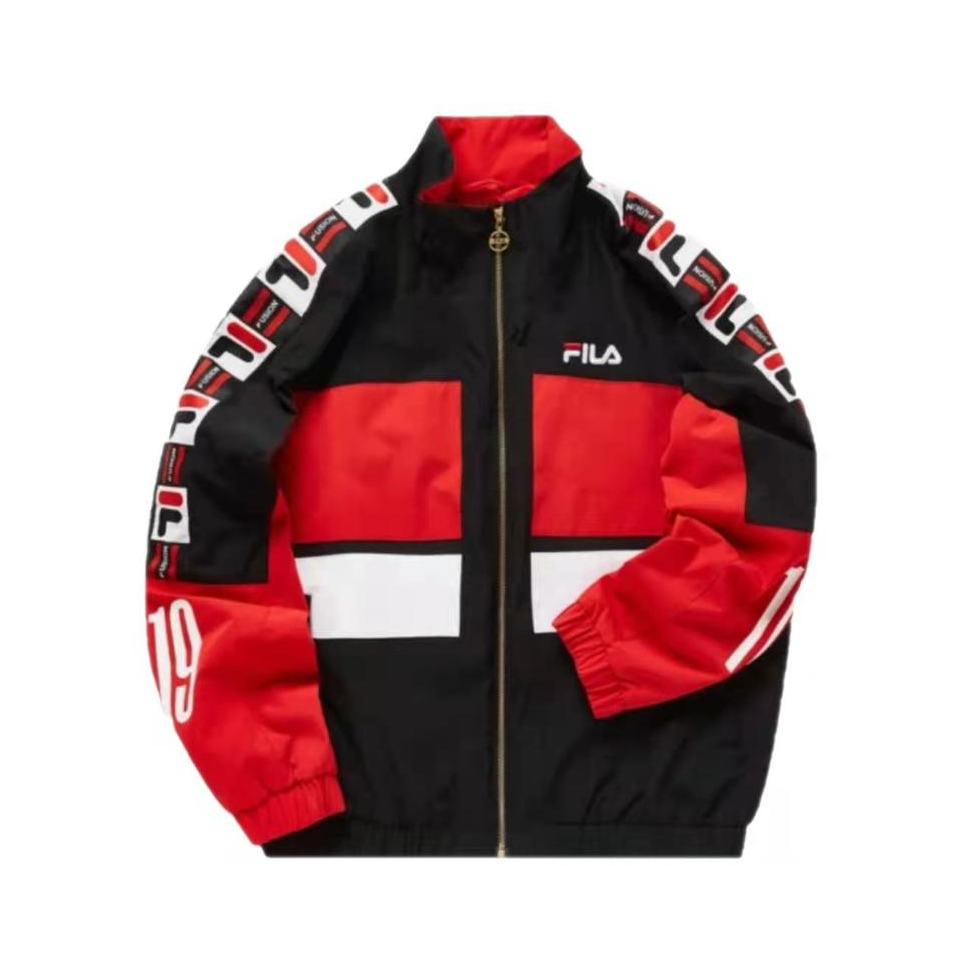 FILA FUSION 运动休闲宽松梭织夹克 男女同款 T11W012704F