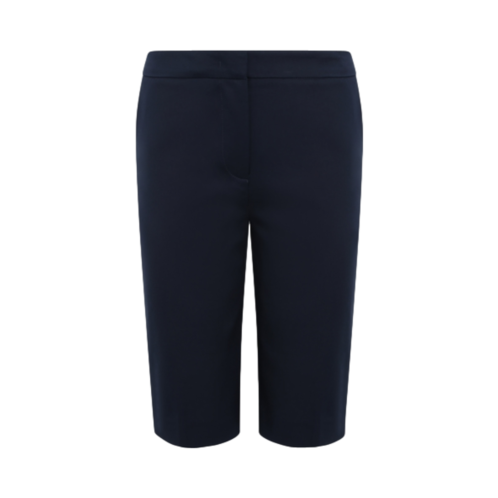 Tommy Hilfiger 純色拉鏈暗襟微彈休閑短褲 女裝 WW0WW27422