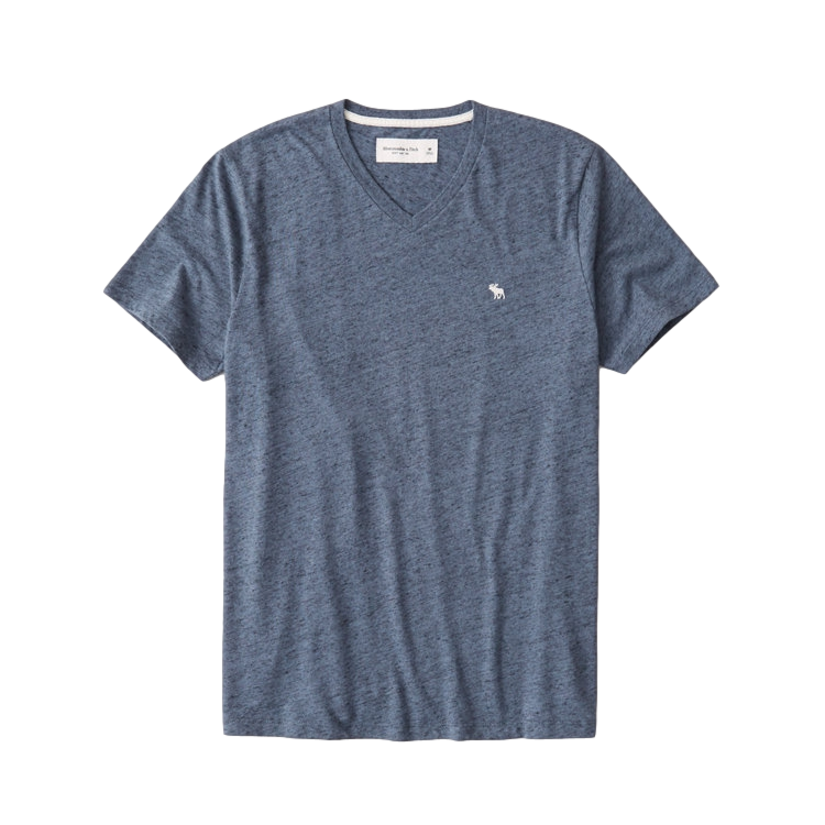 Abercrombie Fitch 标识款V领短袖T恤 男女同款 306920-1