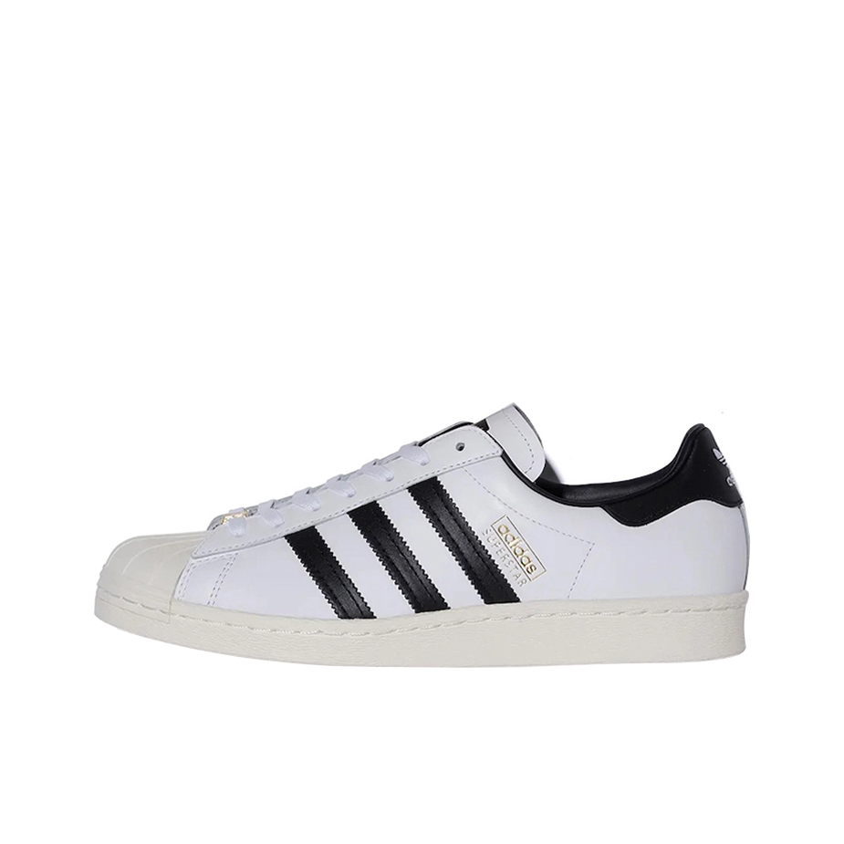 推荐商品：【宋雨琦同款】 adidas Originals Superstar 板鞋 轻便贝壳头薄底舒适百搭耐磨复古 A BATHING APE联名/白色/金色