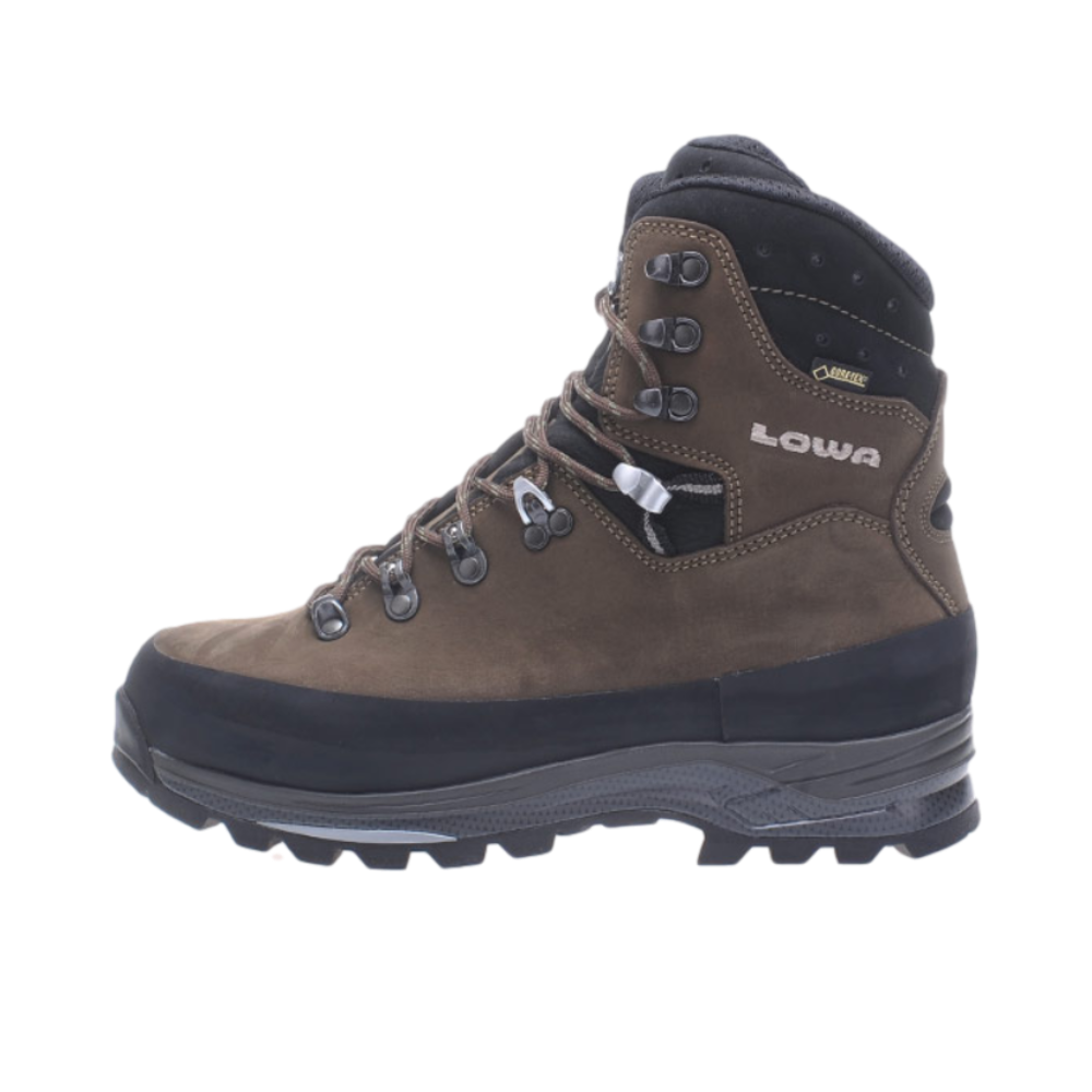 推荐商品：LOWA TIBET GTX 耐磨重装 越野徒步 户外鞋 登山鞋 深褐黑