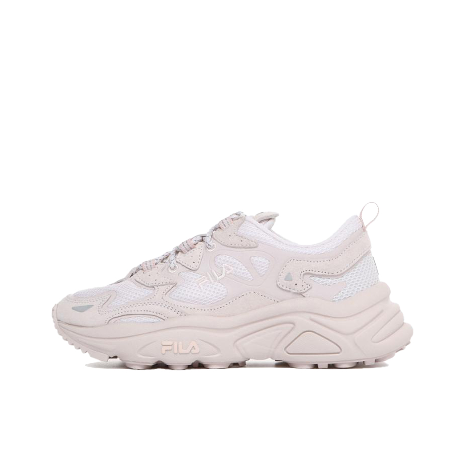 推荐商品：FILA/斐乐  Mars 火星 老爹鞋 防滑耐磨舒适透气百搭时尚复古休闲运动织物合成革软底 米白