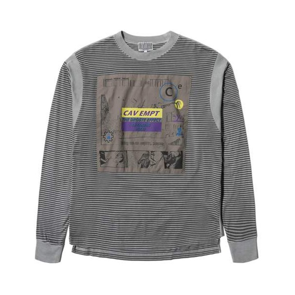 Cav Empt Taking Hold Long Sleeve T 条纹长袖T恤 男女同款