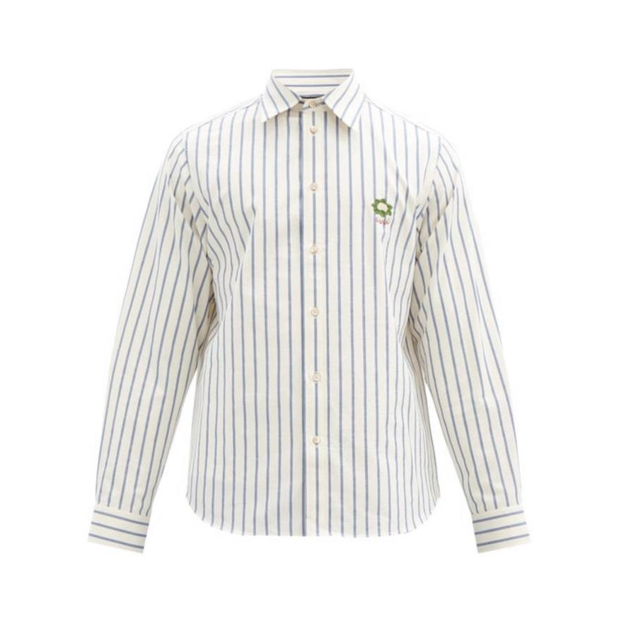 Gucci/古驰 刺绣花朵衬衫 男女同款