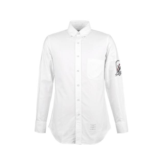 THOM BROWNE 袖标图案长袖衬衣 男女同款