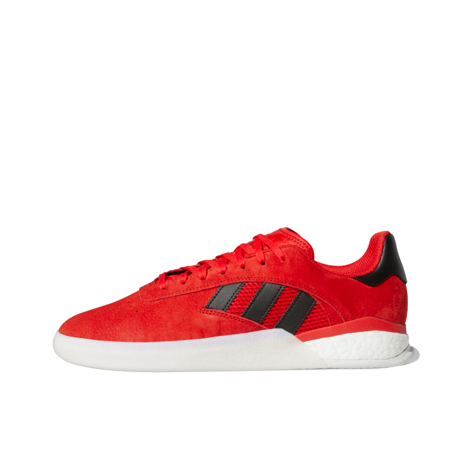 推荐商品：adidas 3ST.004 舒适轻便 防滑耐磨 简约复古 潮流 运动休闲鞋 红色/黑色/白色