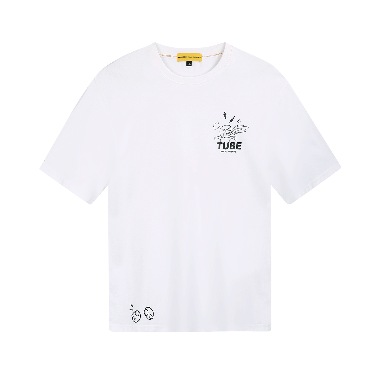 Mark Fairwhale X KAKAO FRIENDS 联名新手绘印花短袖T恤 男女同款 710301021956216