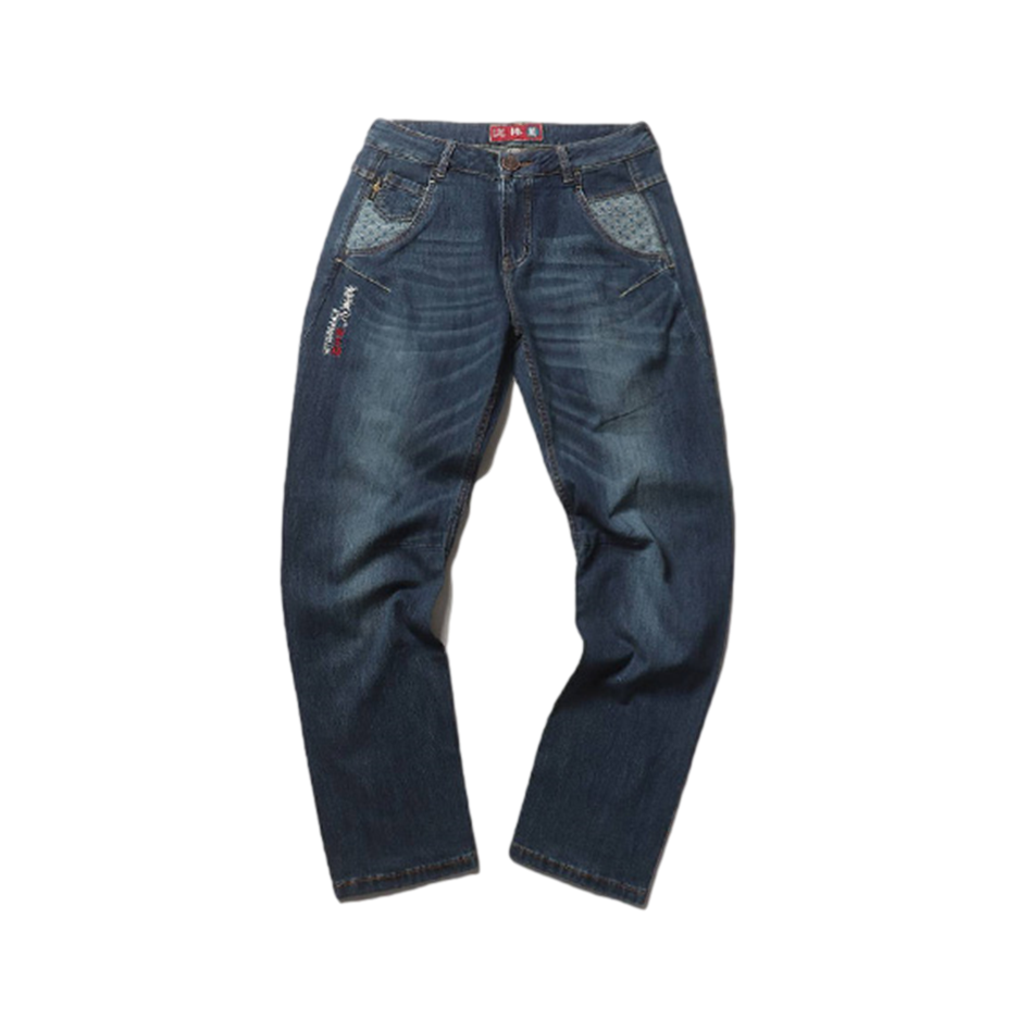 ONIARAI 针织刺绣泥棒猫类弯腿牛仔裤 20N0641