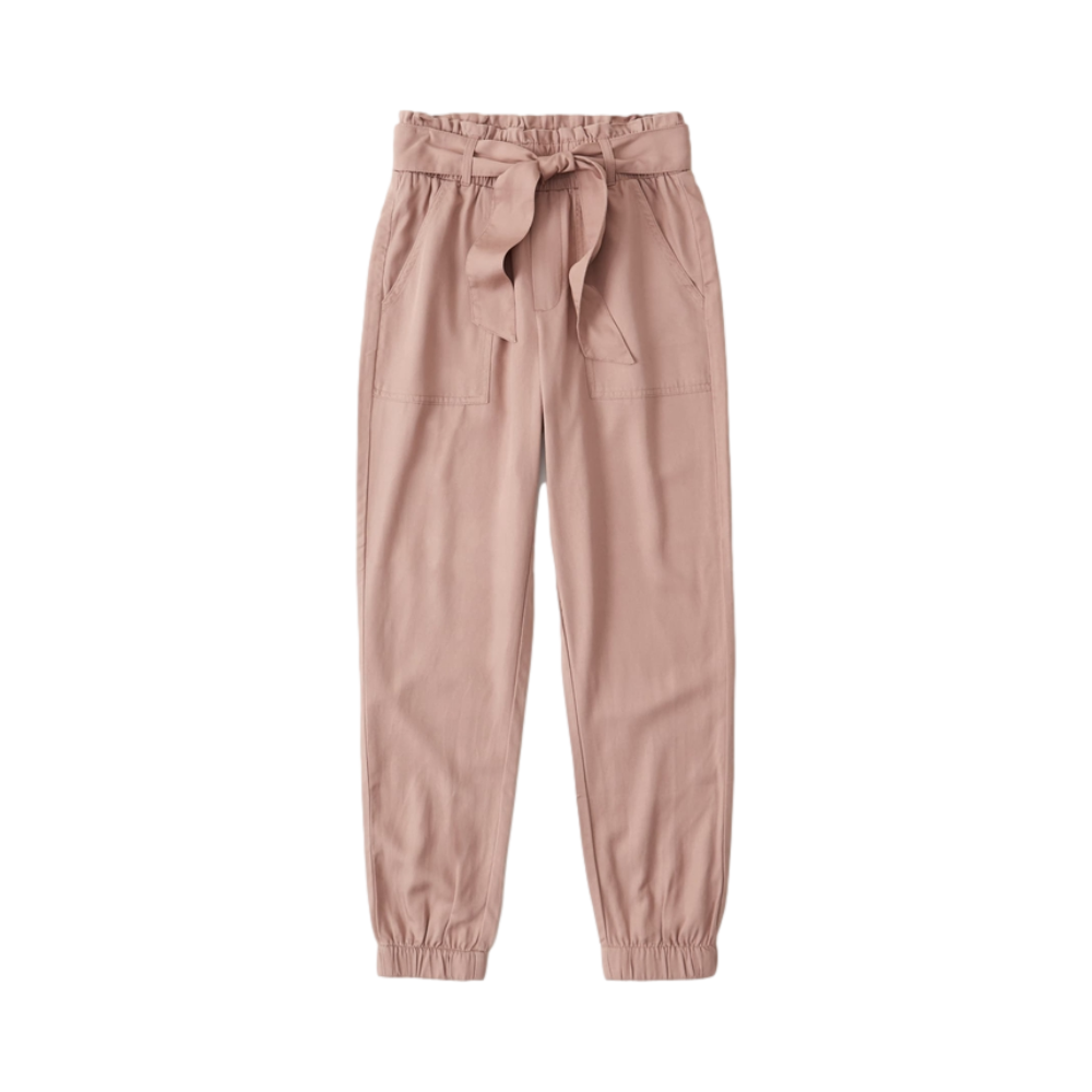 Abercrombie Fitch 女装 2021SS腰带款慢跑裤 309375-1
