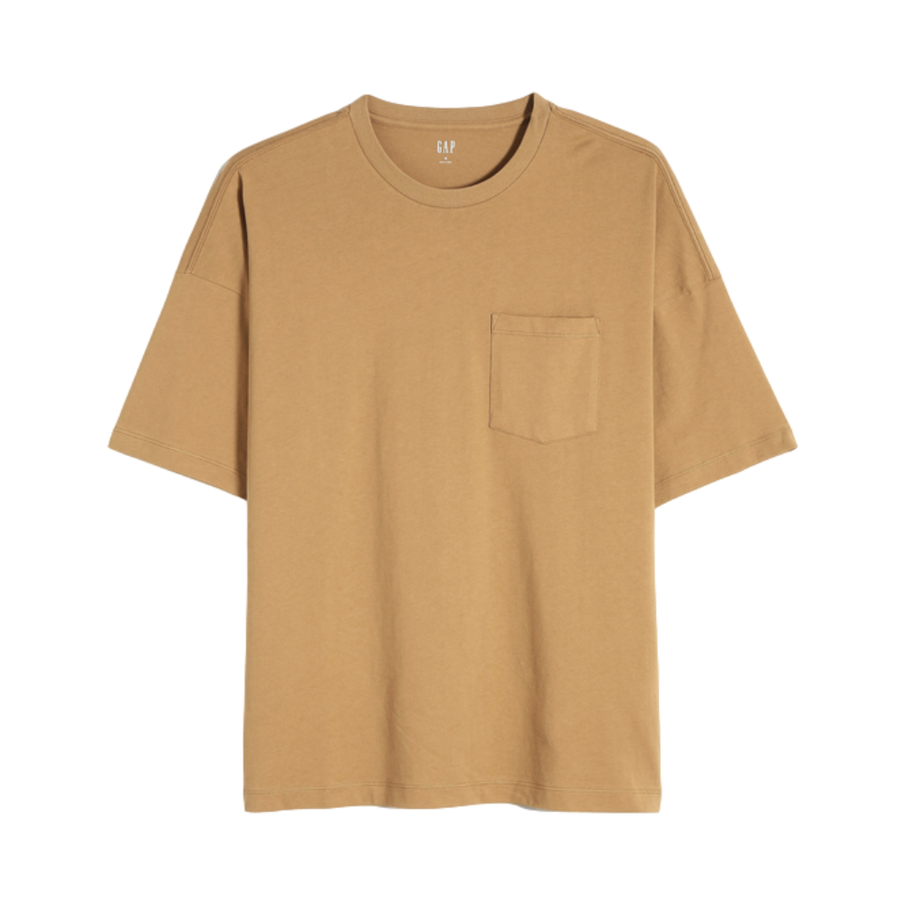 Gap 密织系列纯棉圆领短袖T恤 男女同款 699888