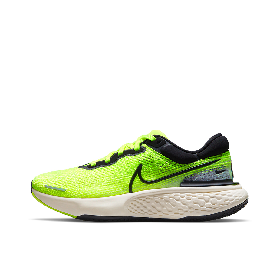 推荐商品：Nike ZoomX Invincible Run 跑鞋 缓震轻便防滑耐磨网面透气织物碳板运动回弹 绿色/黑色