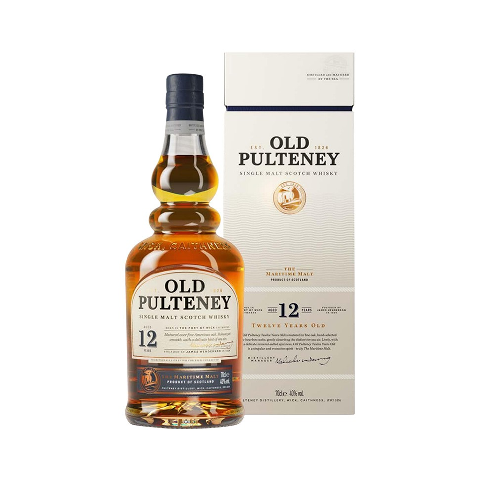 推荐商品：Old Pulteney/富特尼 12年 单一麦芽威士忌 40%vol 有盒