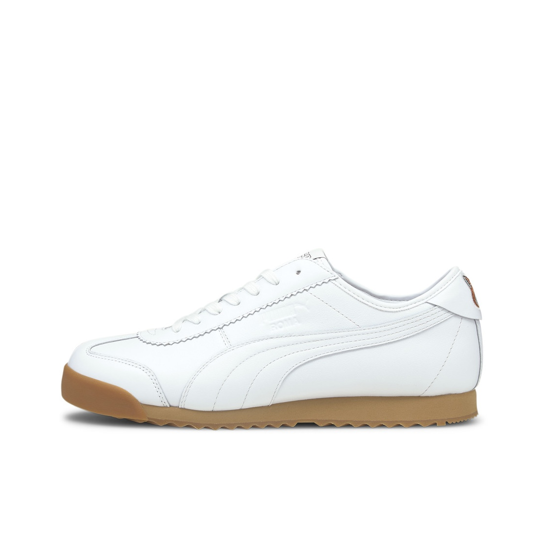 推荐商品：Puma/彪马 Roma 运动休闲鞋 时尚百搭防滑耐磨轻便减震舒适透气复古低帮 Maison Kitsuné联名/白色