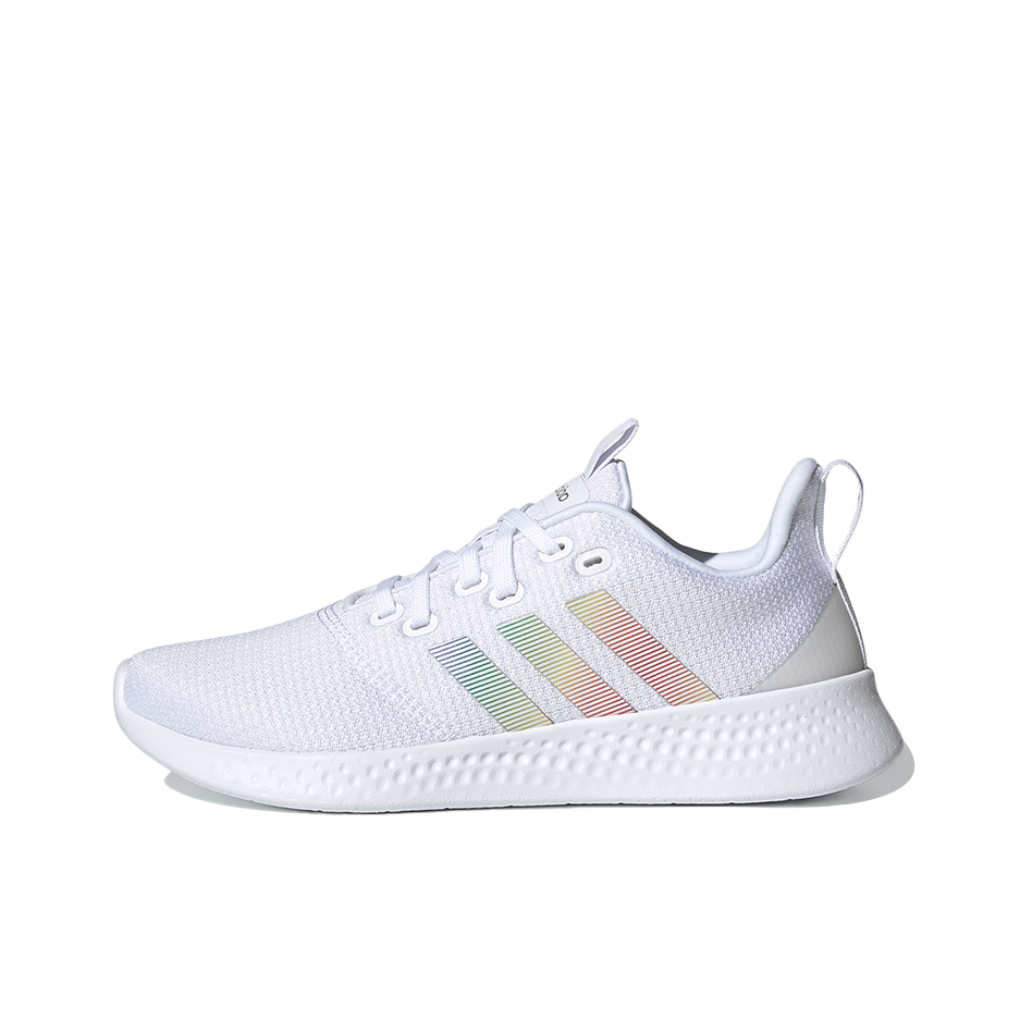 推荐商品：adidas Puremotion 2020 网面透气 防滑耐磨 舒适轻便 织物 百搭潮流 跑鞋 白色/绿色