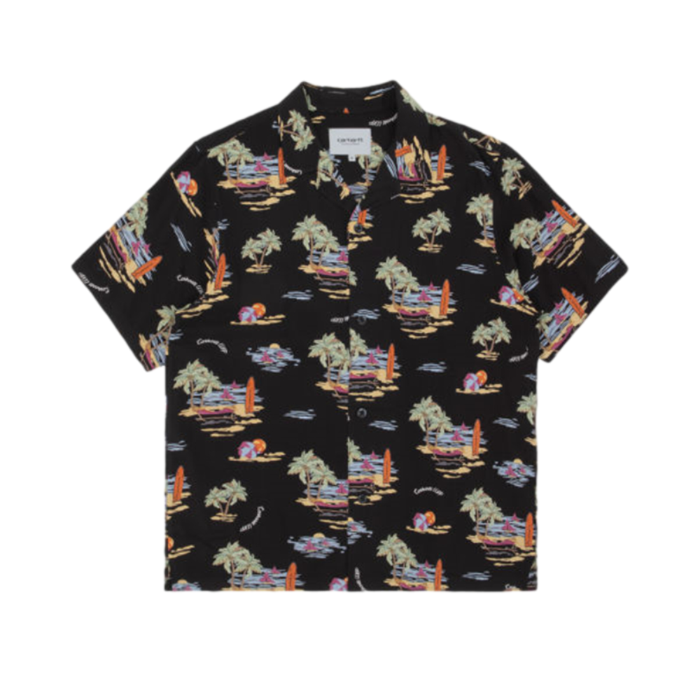 Carhartt 卡哈特 印花系扣短袖衬衫 男女同款 028795