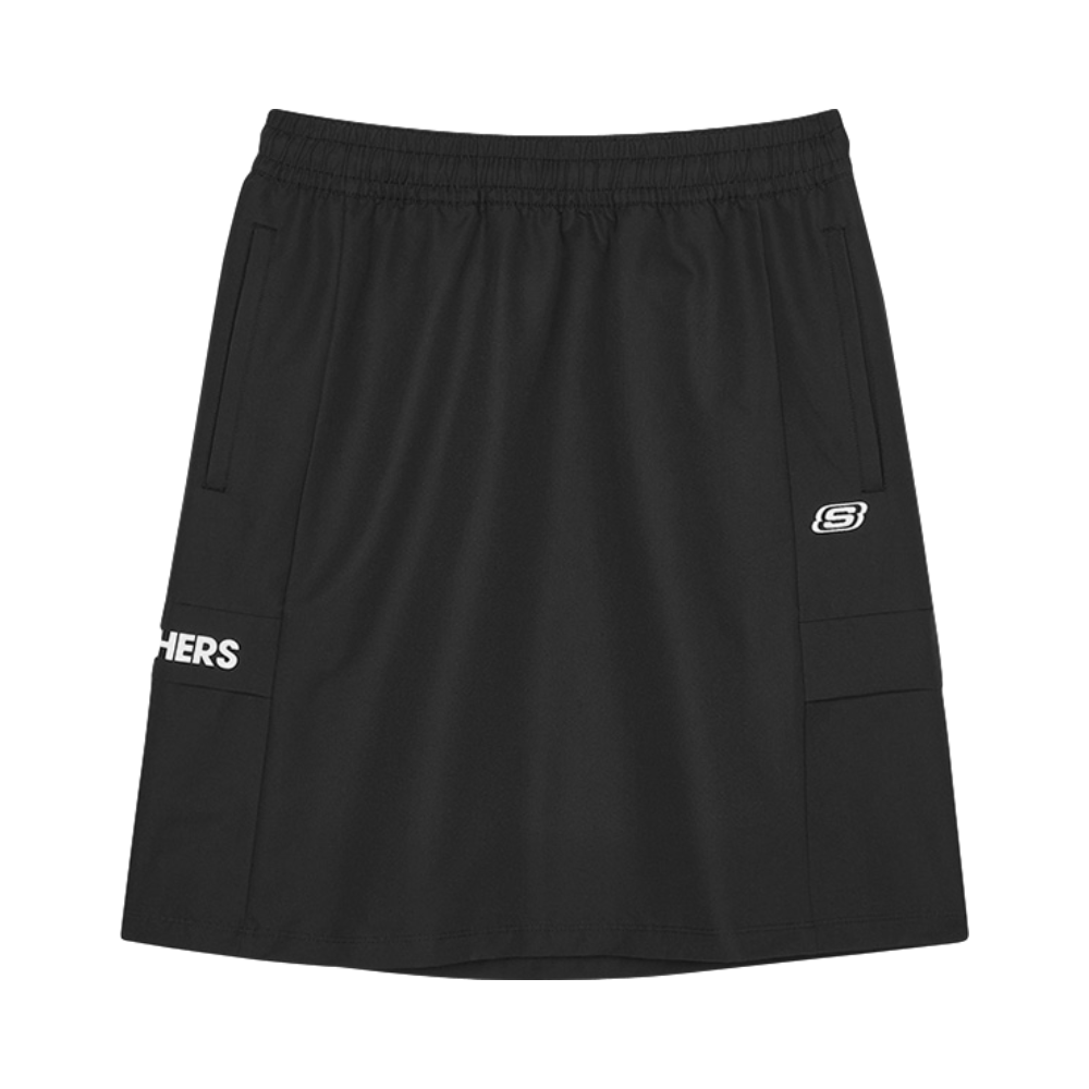 Skechers 透气柔软运动梭织半身短裙 女装 L221W194