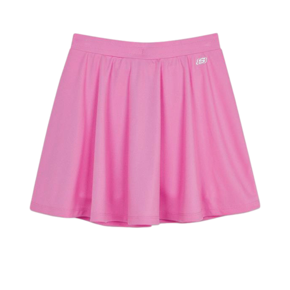 Skechers/斯凯奇童装 防走光针织荷叶边半身短裙 女中大童 L221G003