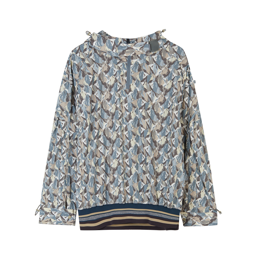 CROQUIS 运动连帽套头长袖衬衫 男女同款 9K1140100