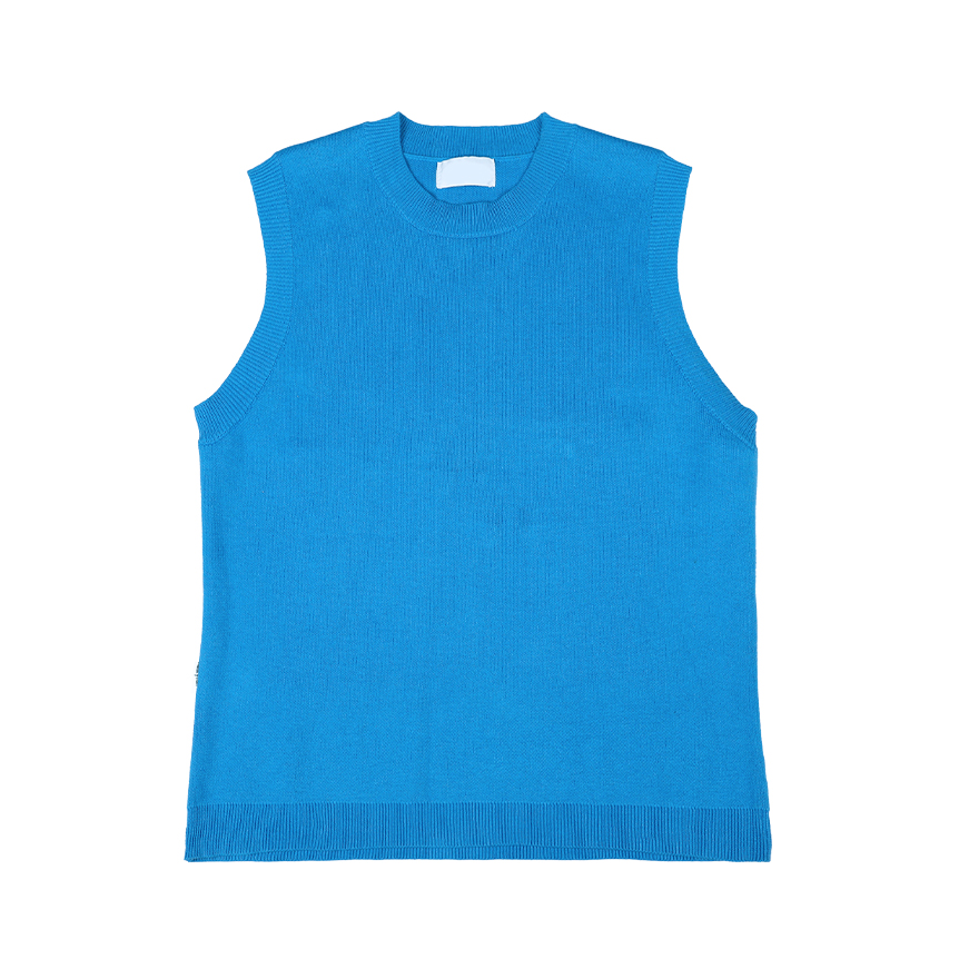 FUNKYFUN 纯色极简无袖背心 男女同款