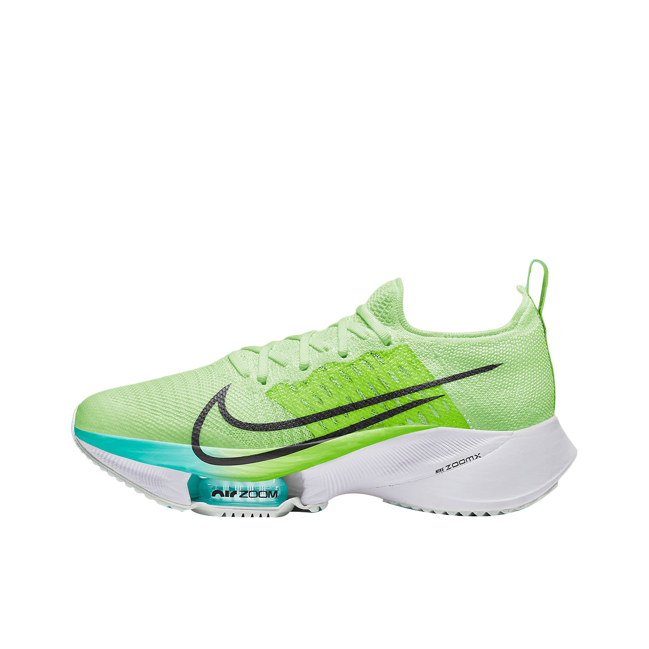 推荐商品：Nike Air Zoom Tempo NEXT% 跑鞋 全掌稳定支撑耐磨透气防滑碳板跑道耐穿 女款/霓虹绿