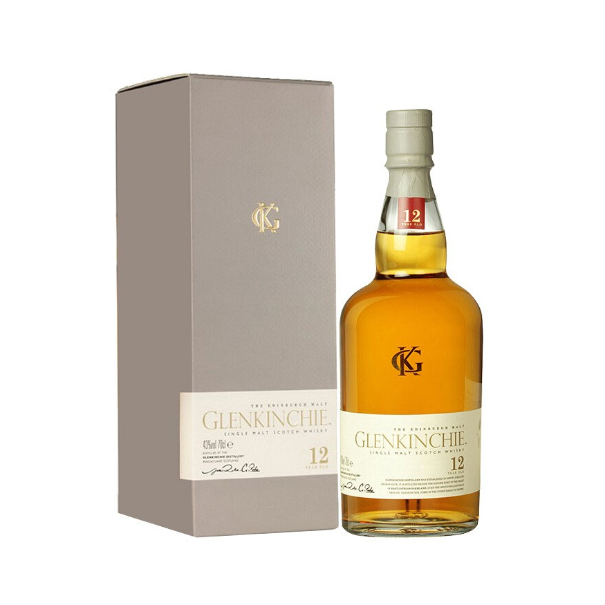 推荐商品：Glenkinchi/格兰昆奇  12年系列  低地区  单一麦芽威士忌 43%vol