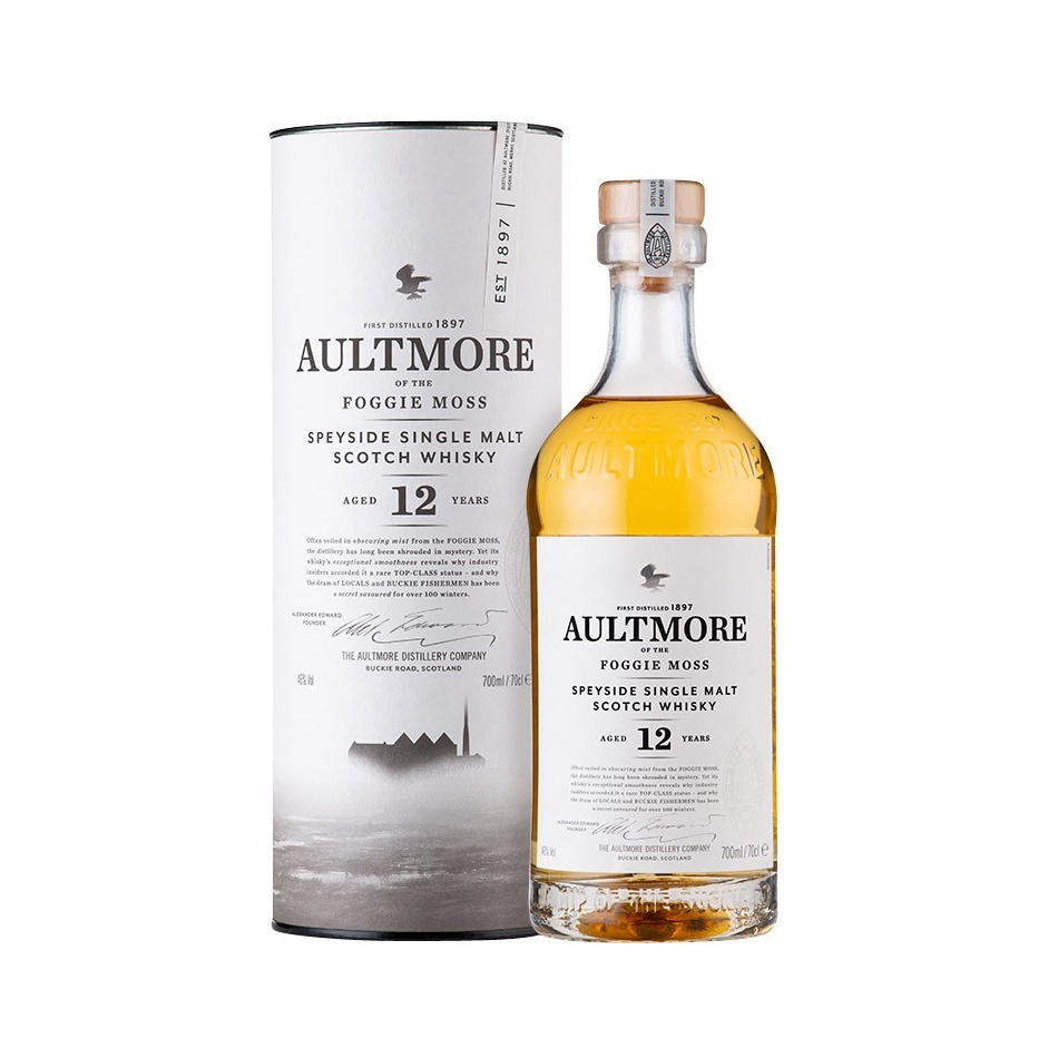 推荐商品：Aultmore/欧摩 12年 斯佩塞 单一麦芽威士忌 46%vol 有盒