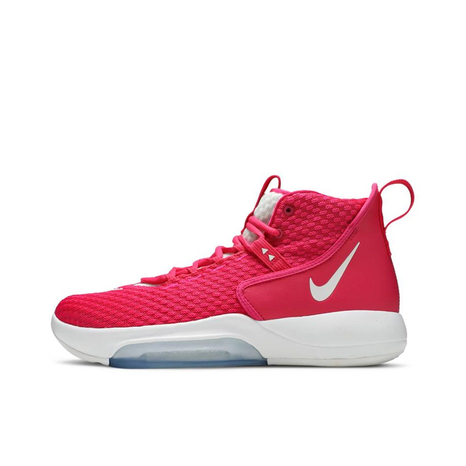 推荐商品：Nike Zoom Rize 1 减震回弹 防滑耐磨 舒适透气 实战 织物 支撑 时尚百搭 篮球鞋 粉色/白色