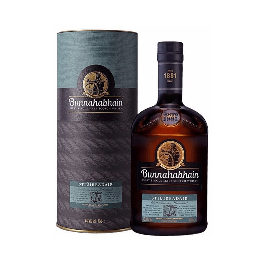 推荐商品：Bunnahabhain/布纳哈本 海洋之舵 艾雷岛 单一麦芽威士忌 46.3%vol