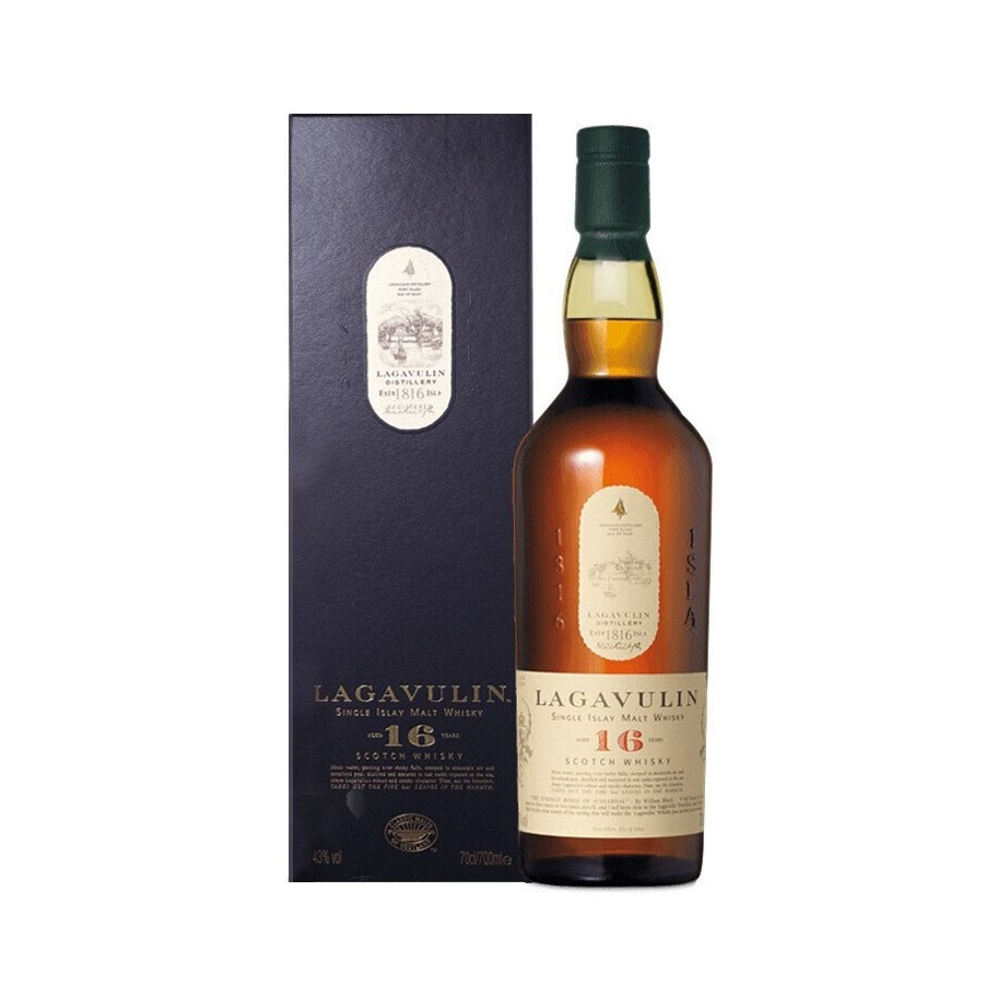 推荐商品：Lagavulin/乐加维林 16年 艾雷岛 单一麦芽威士忌 700ml 43%vol 盒装