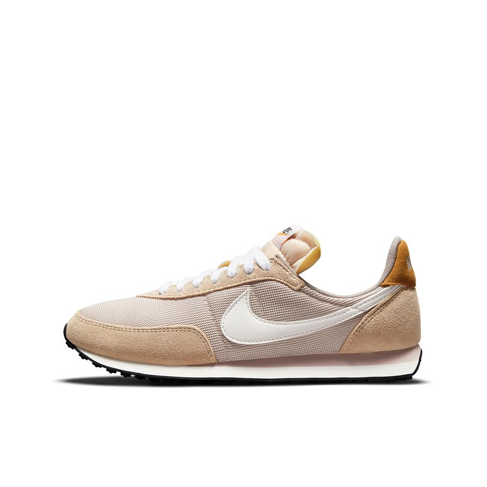 推荐商品：Nike Waffle Trainer 2 运动休闲鞋 耐磨时尚复古透气舒适 赭石沙色/帆白/谷黄