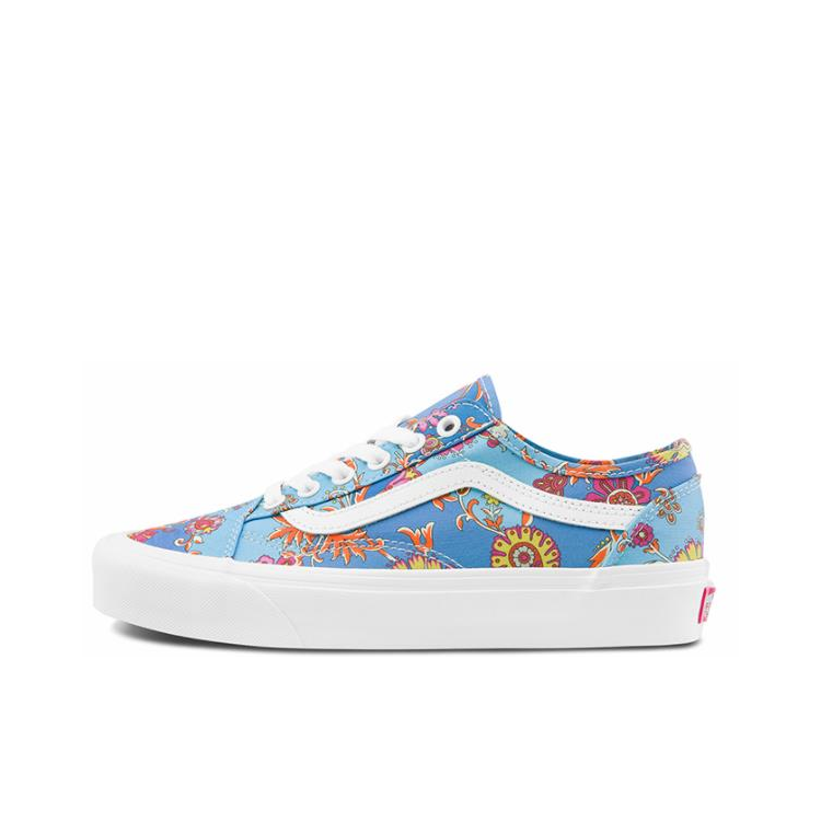 推荐商品：Vans/范斯 Old Skool 滑板鞋 板鞋 轻便防滑复古舒适经典 Liberty联名/蓝色花朵