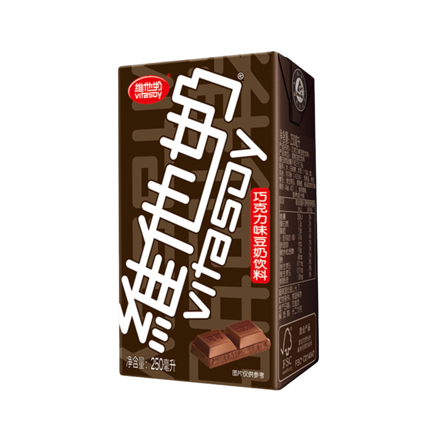 推荐商品：Vitasoy/维他奶 巧克力味豆奶饮料 盒装 植物奶营养早餐备货分享装鸭屎香