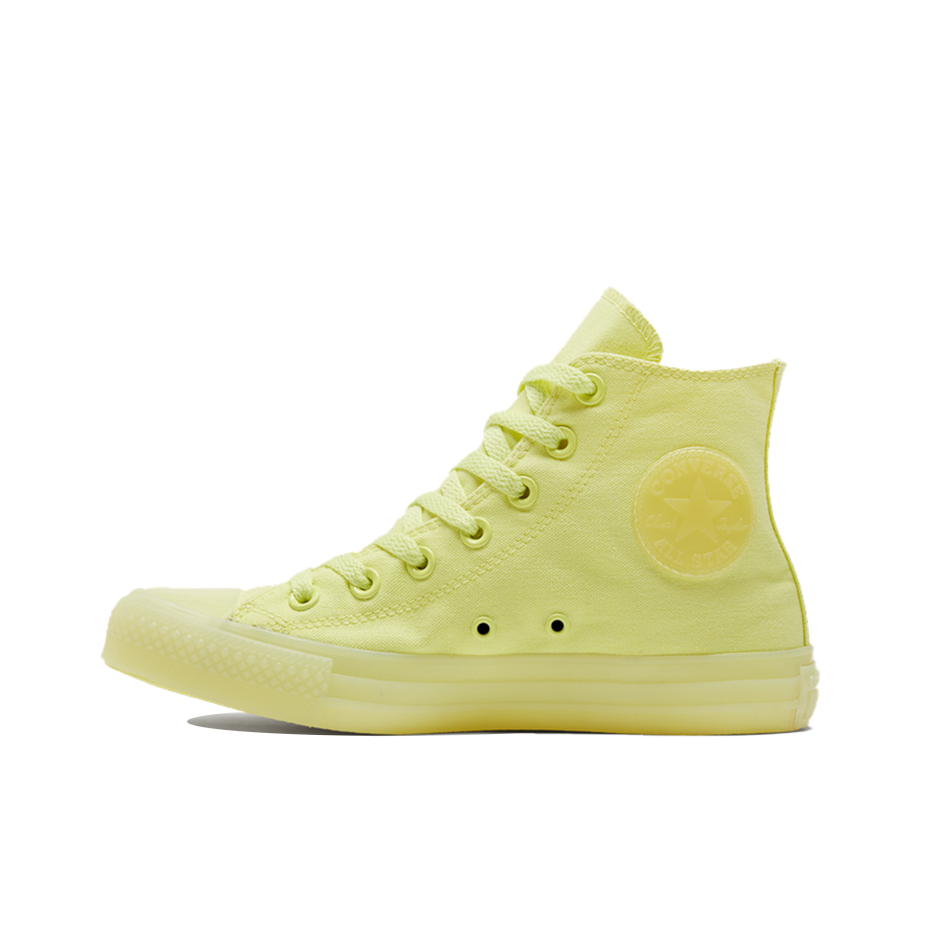 推荐商品：Converse/匡威 Chuck Taylor All Star 帆布鞋 常青款轻便防滑耐磨百搭复古圆头减震贴合高帮 高帮/荧光黄