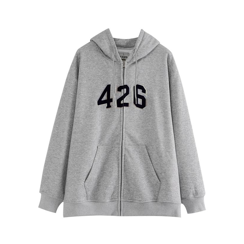 【情侣款】F426 双色基础开衫外套卫衣 男女同款 BDWT20A-2319