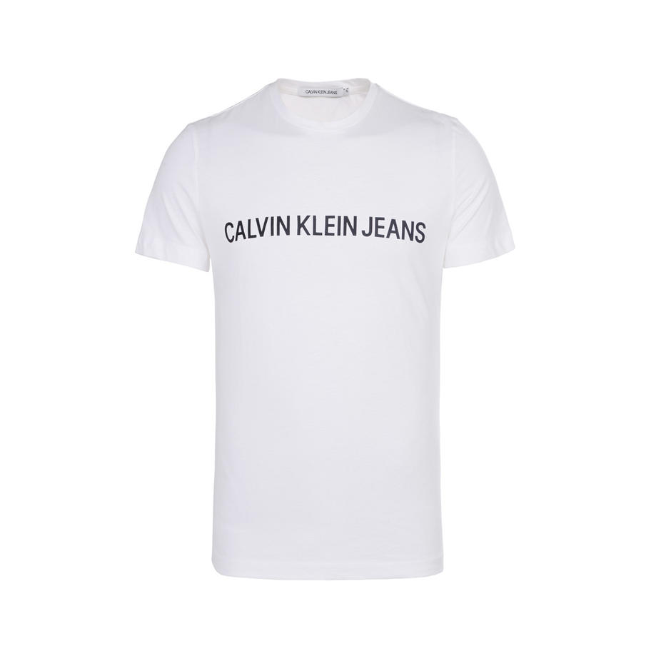 Calvin Klein 字母印花圆领短袖T恤 99046