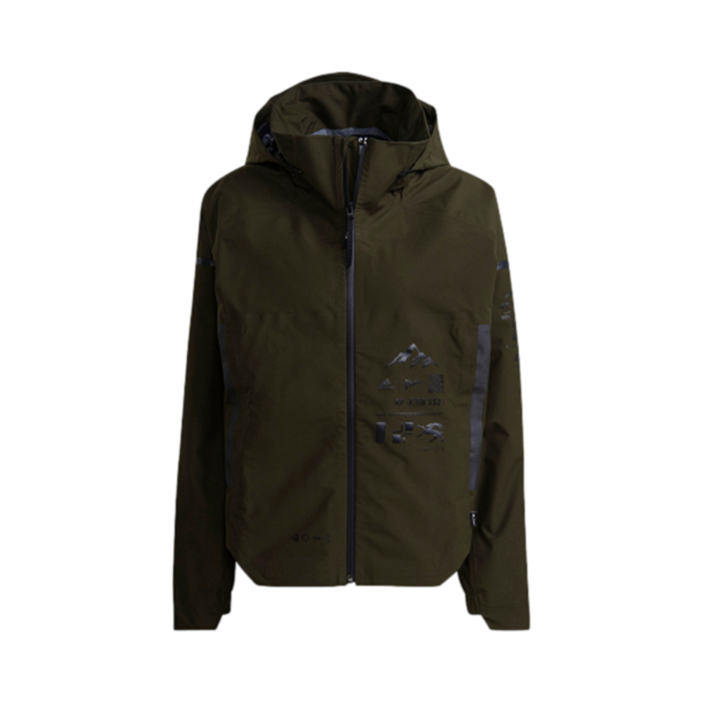 adidas 连帽茄克外套 男女同款 H16252