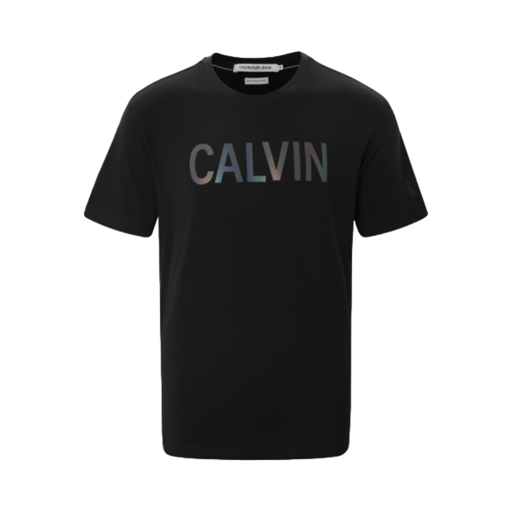 Calvin Klein 彩虹字母印花圆领套头短袖T恤 男女同款 J318289