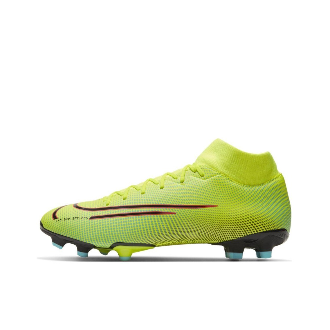 推荐商品：Nike Mercurial Superfly 7 Academy MDS FG/MG 中端 混钉 防滑耐磨 减震 多场地 足球鞋 黄色