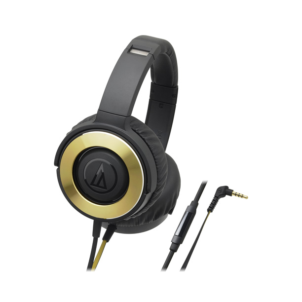 Audio Technica/铁三角 ATH-WS550iS 头戴式有线耳机