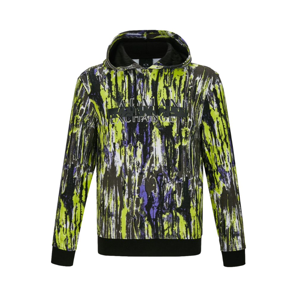 Armani Exchange 满印油画连帽卫衣 3KZMFQ ZJ2RZ