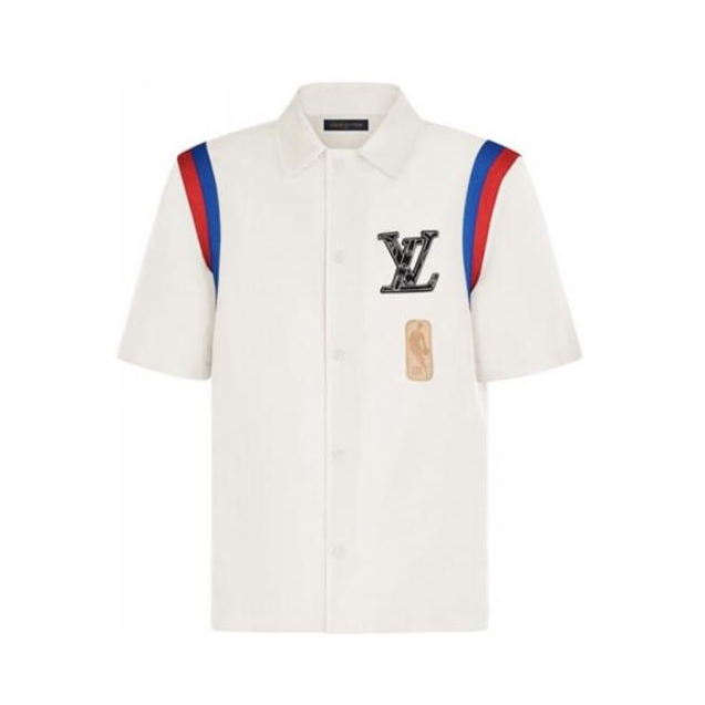 LOUIS VUITTON x NBA 联名款 Logo徽标篮球短袖衬衫