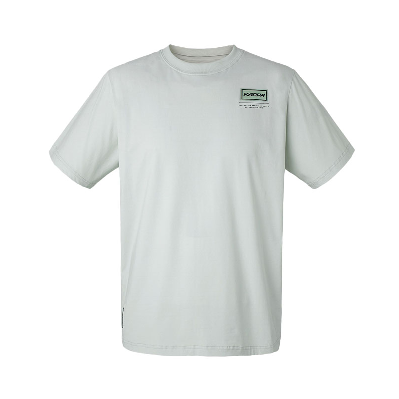 Kappa 图案圆领套头修身半袖短袖T恤 K0B32TD05F
