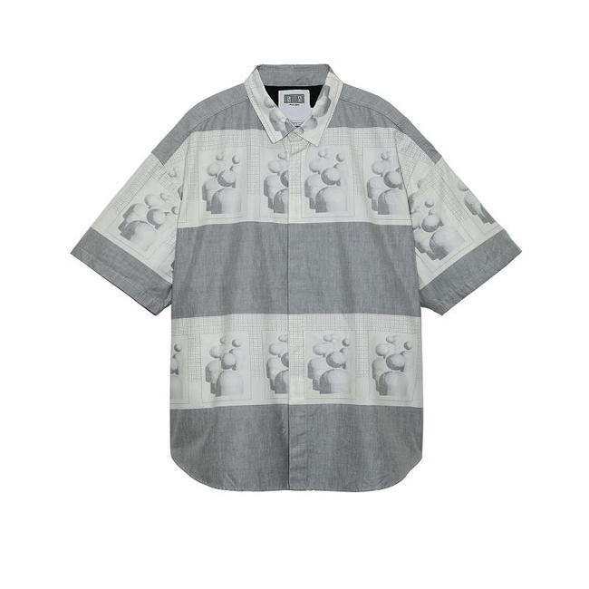 Cav Empt AS MCOMP 拼接短袖衬衫 男女同款