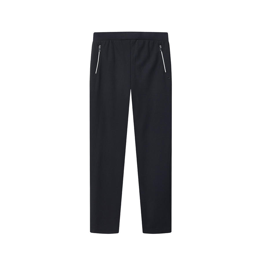 FILA 百搭简约直筒针织长裤 女装 F11W022602G