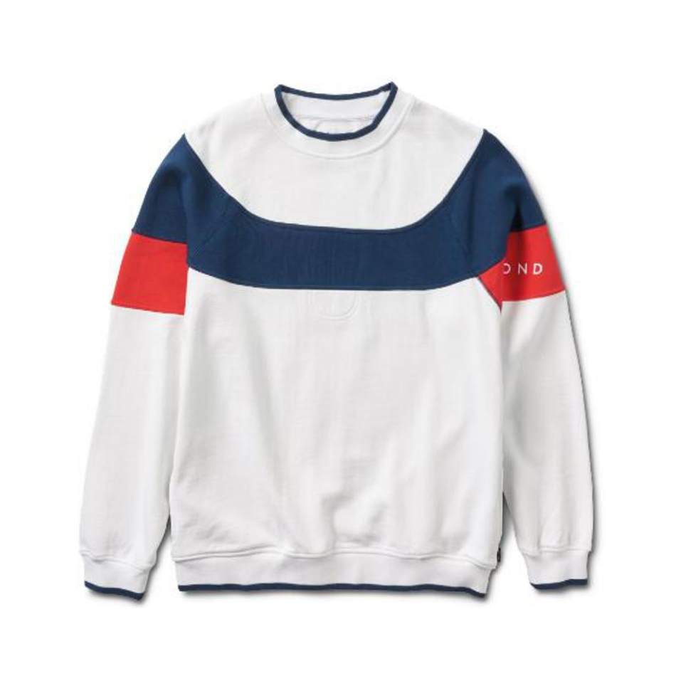 Diamond Supply Co. 圆领条纹长袖卫衣