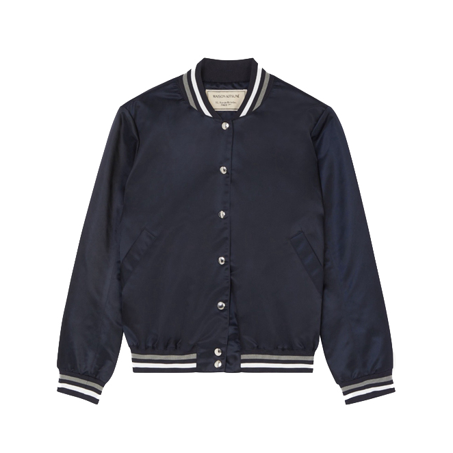 Maison Kitsune 潮流字母装饰休闲棒球衫 男女同款 AW02200WQ0001