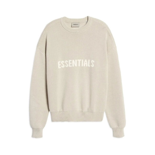 Fear of God x Nordstrom 联名款 纯色Logo针织圆领套头毛衣 男女同款