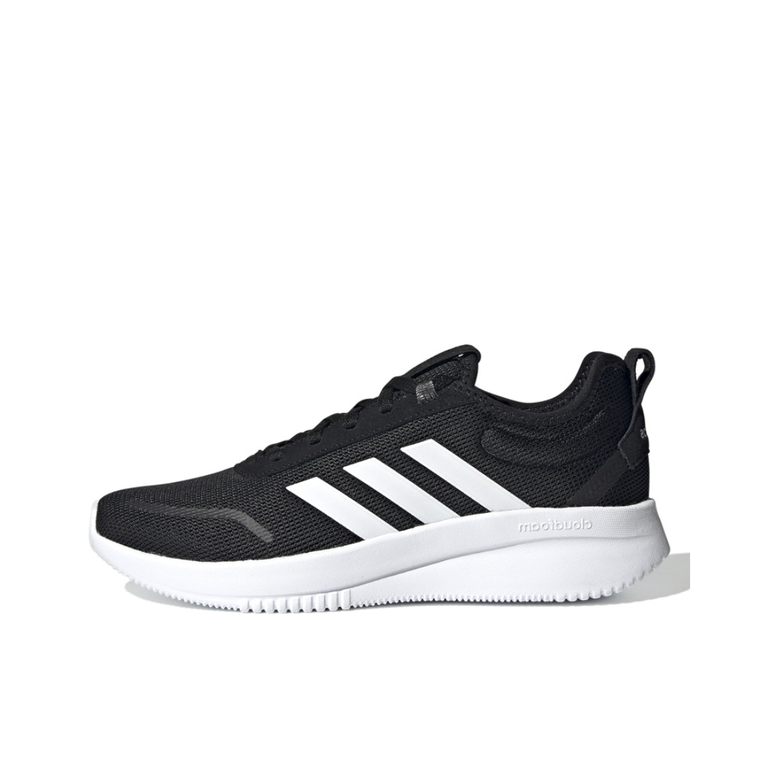 推荐商品：adidas Neo Lite Racer Rebold 运动休闲鞋 网面透气舒适轻便缓震耐磨复古 熊猫/黑色/白色