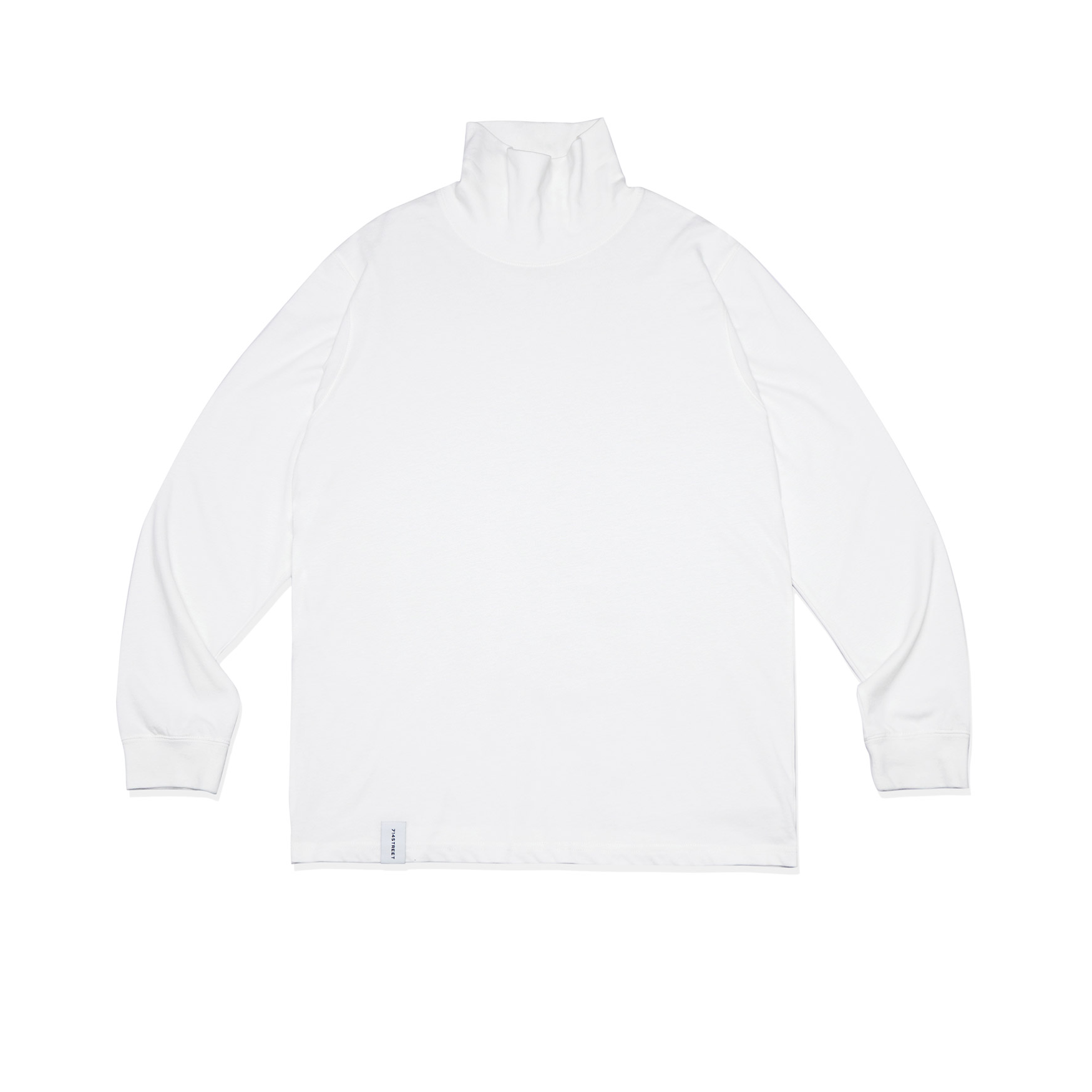 714street 日系港风半高领打底长袖卫衣 男女同款 12103