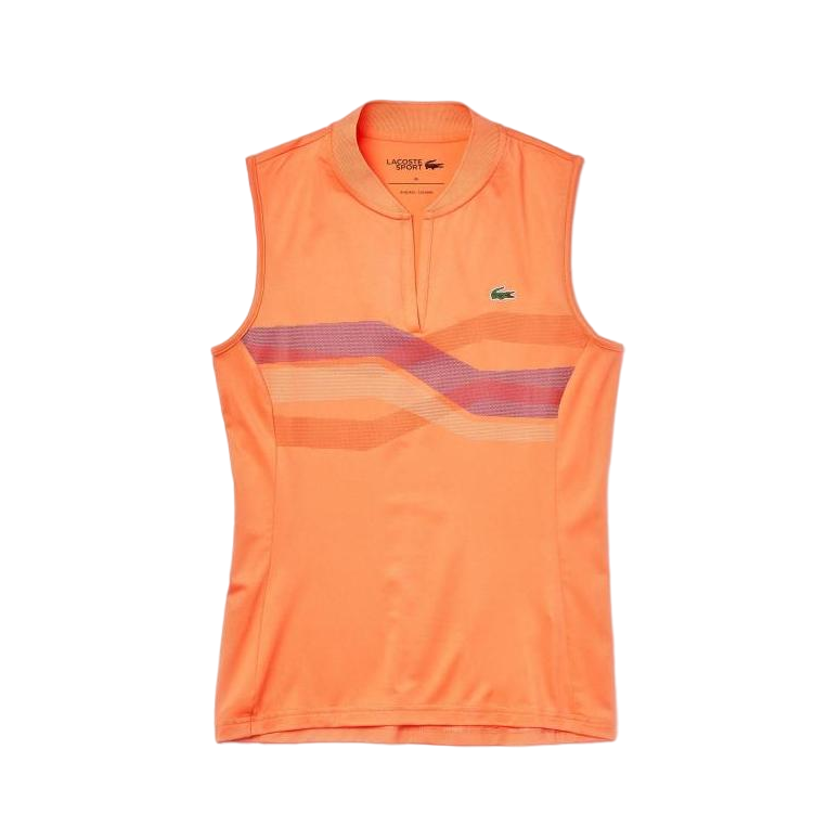 LACOSTE 无袖橙色清凉运动POLO衫 PF5181